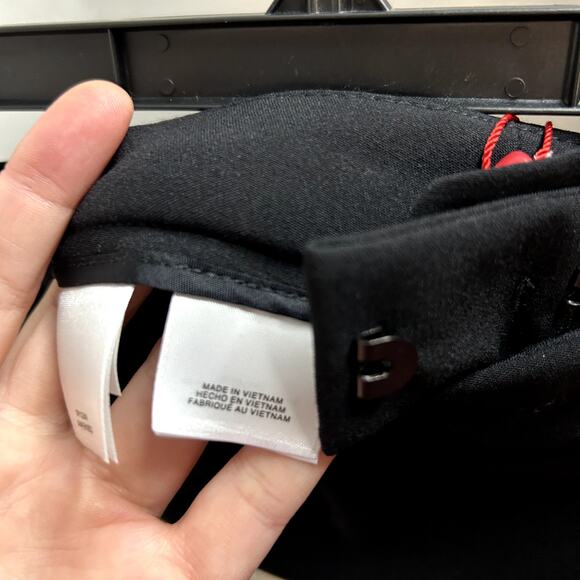 Anne Klein AK Bi Stretch Modern Dress Pants Womens Size 8 Black NWT NEW - Picture 6 of 8